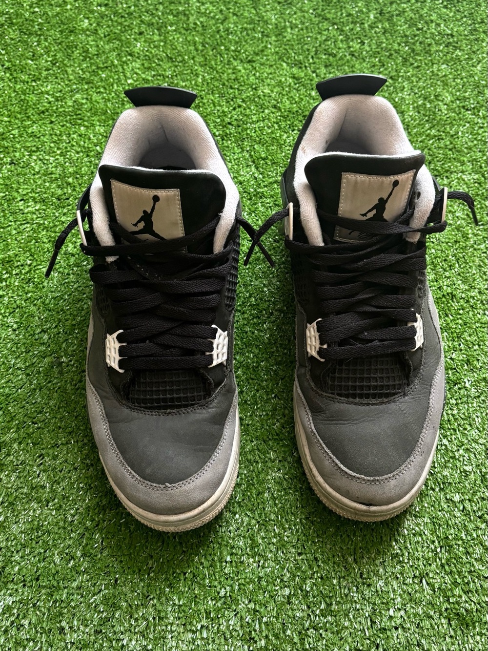 Air Jordan 4 Fear Retro Men’s Sneakers - Black/Gray